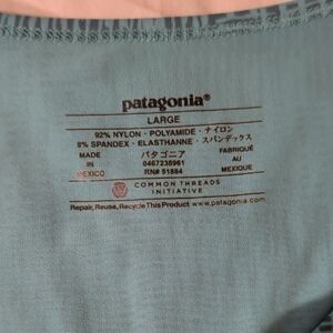 Patagonia Blue Nylon Spandex Top
